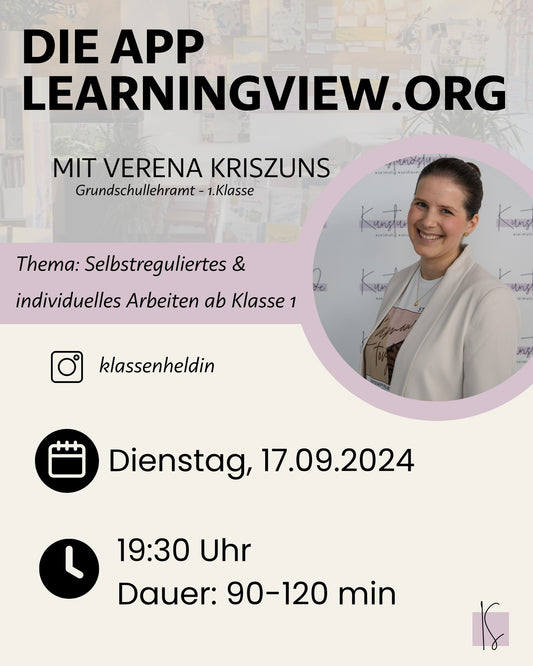 App "LearningView" für individuelles & digitales Arbeiten ab Klasse 1 | Verena Kriszuns - Kunstundstunde