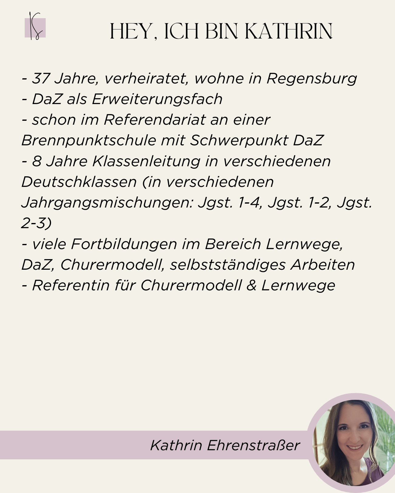 Jan 25 / Individuelle Alphabetisierung | Kathrin Ehrenstraßer - Kunstundstunde