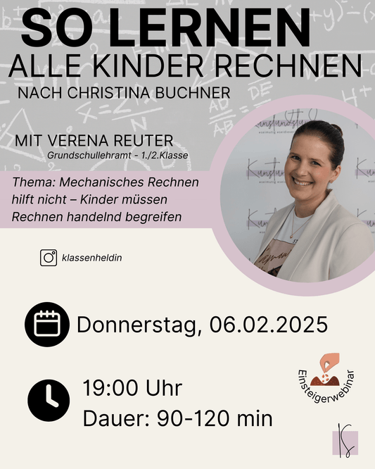 So lernen alle Kinder rechnen | Verena Reuter - Kunstundstunde