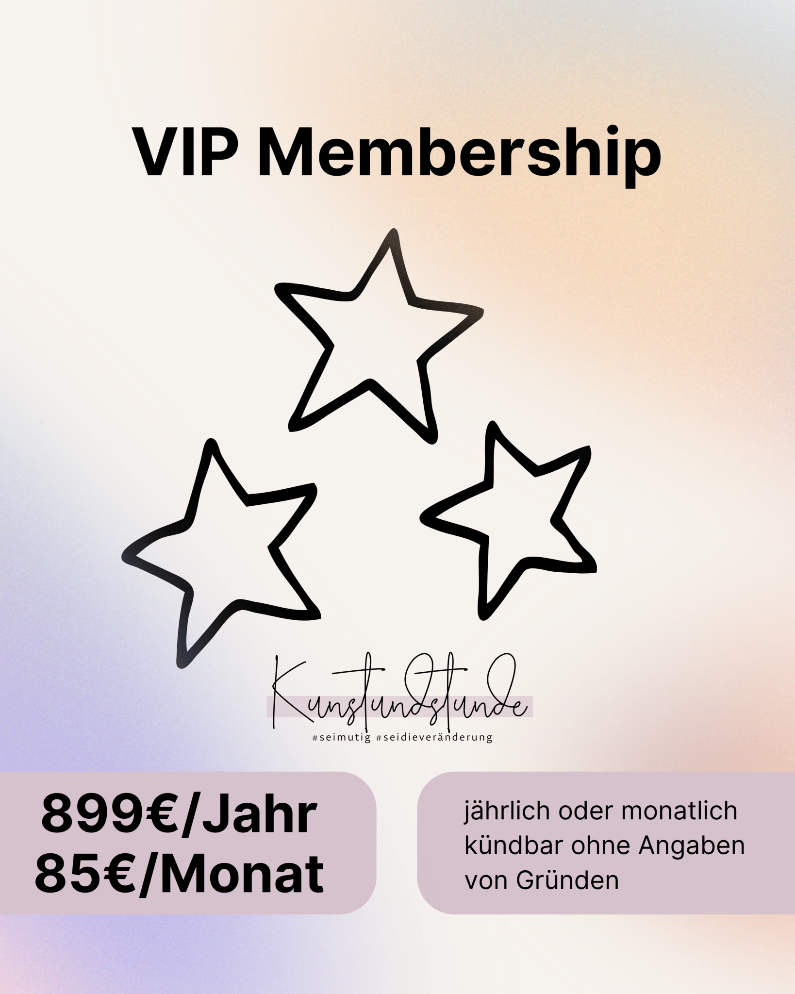 VIP Membership - Kunstundstunde